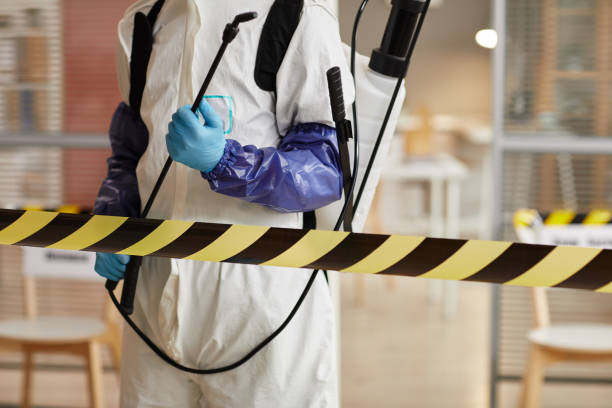 Professional Blood Cleanup technician working in Coral, MI